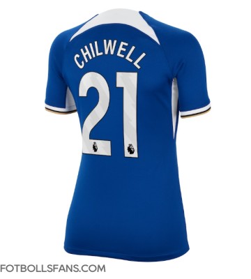 Chelsea Ben Chilwell #21 Replika Hemmatröja Damer 2023-24 Kortärmad